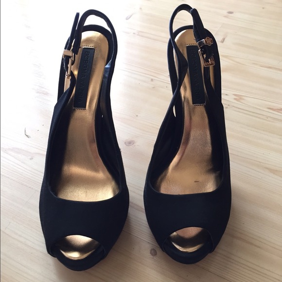 BCBGMAXAZRIA Open Toe Heel Shoe - Picture 2 of 4