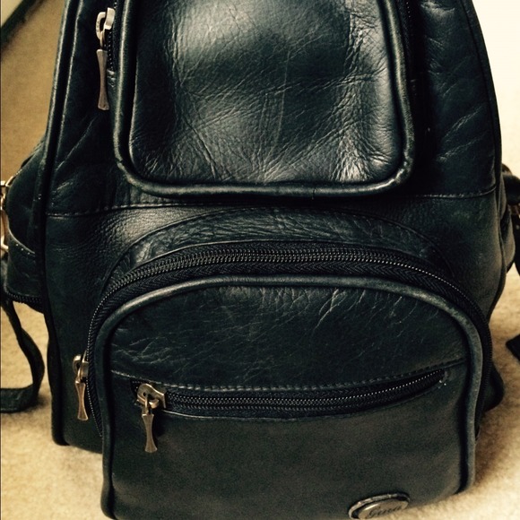 Black Backpack/Purse; TEMP HOLD for @jenvilarc