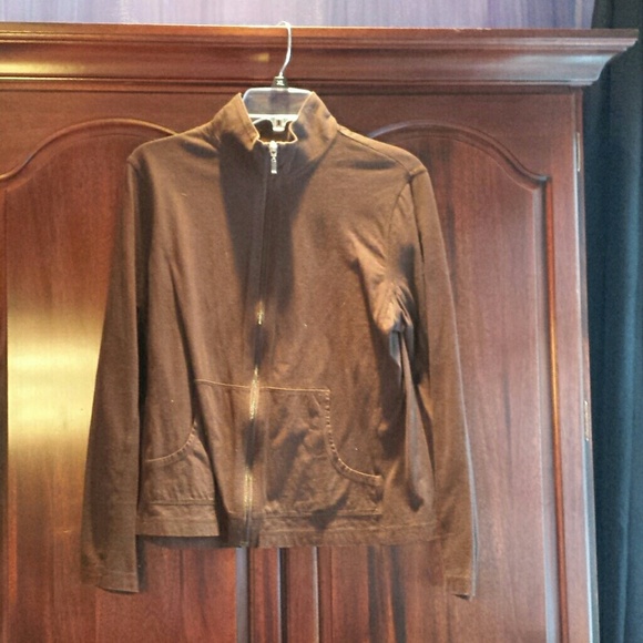 Brown zip up sweatshirt - Picture 1 of 1