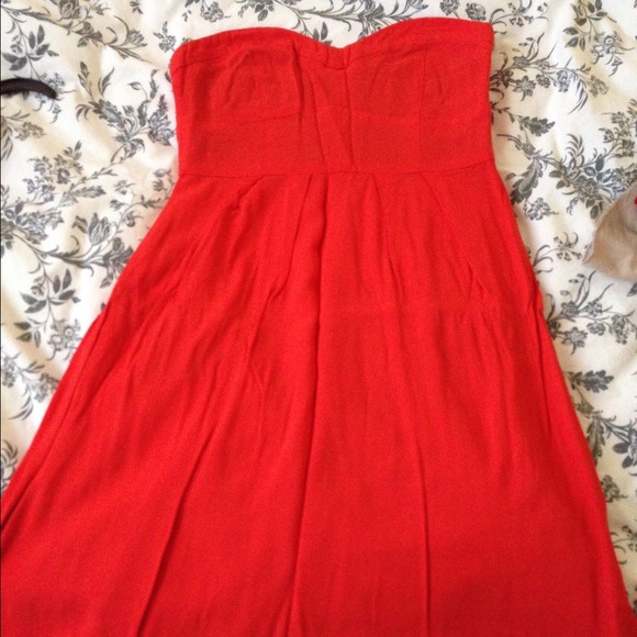 Red sweet heart dress