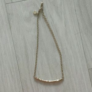 Fau gold necklace