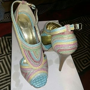 Multi color heels
