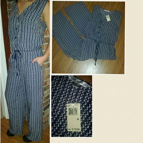 NWT Max Studio Printed Jumpsuit