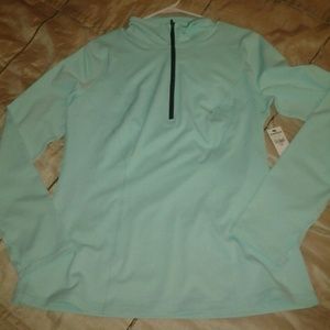 New Express mint color core performance jacket