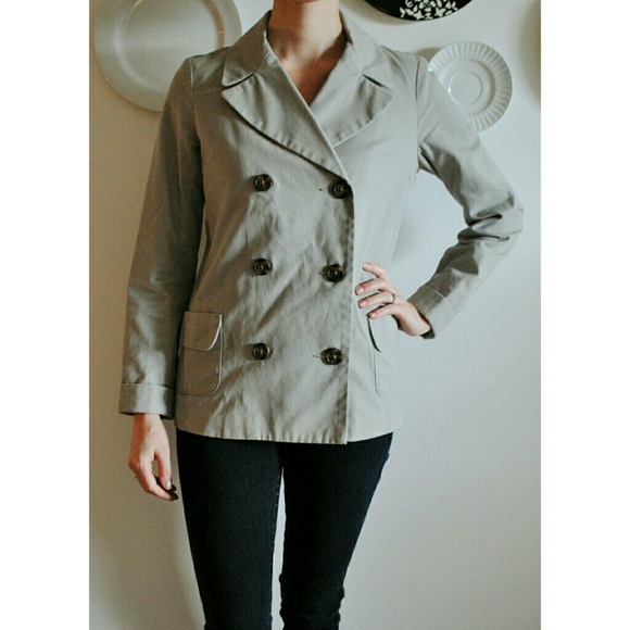 GAP Gray Double Vested Coat