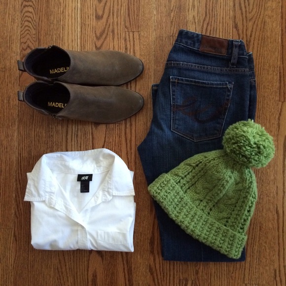 Express Pants - boot leg jeans in denim