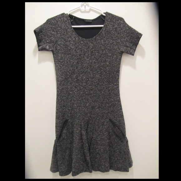 Stretch tweed Theory dress!