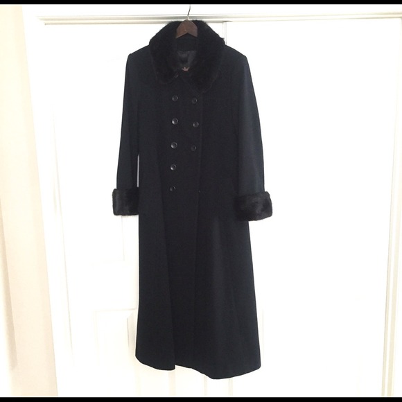 Long Winter Jacket W/ Fur collar & Cuffs