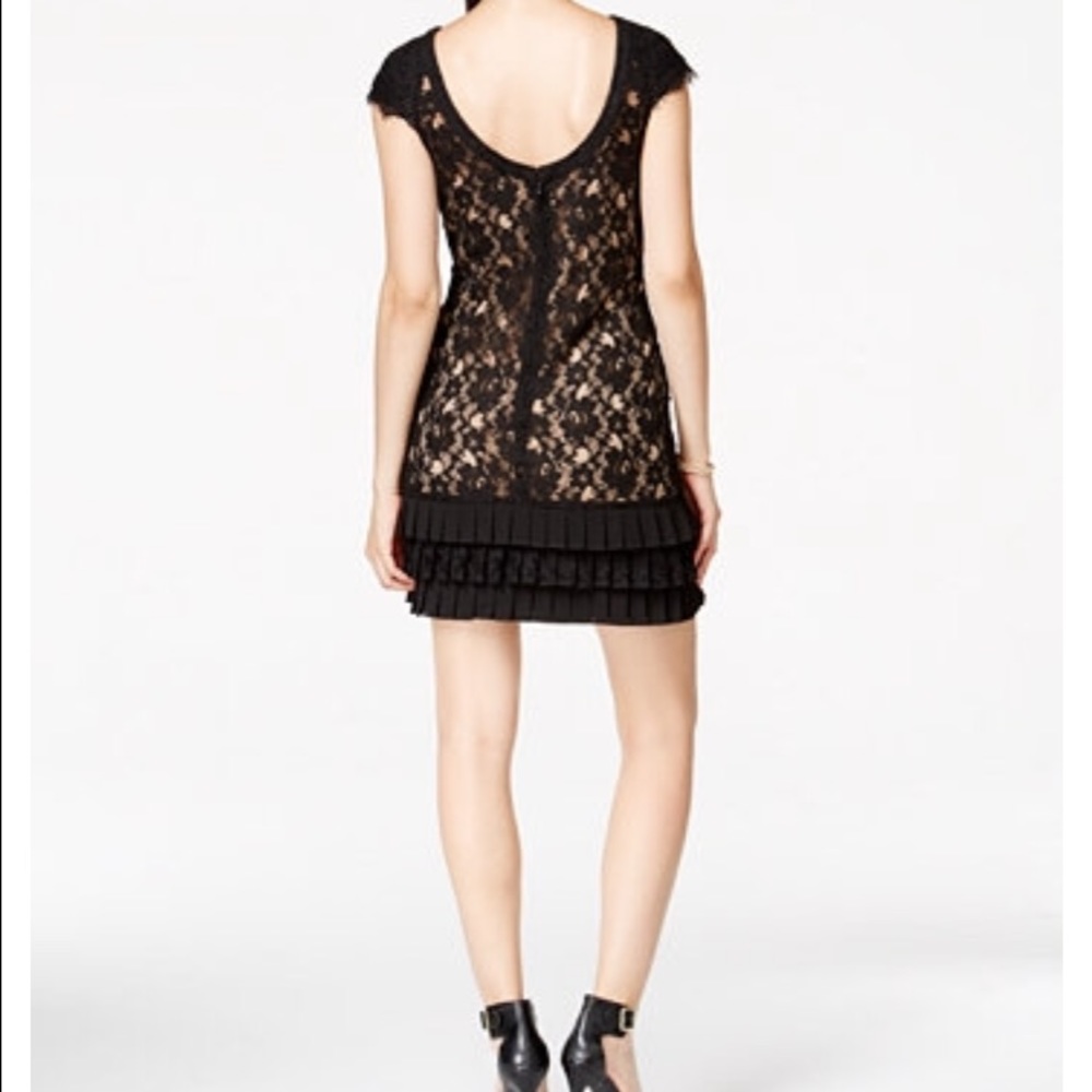 Jessica Simpson navy lacy dress