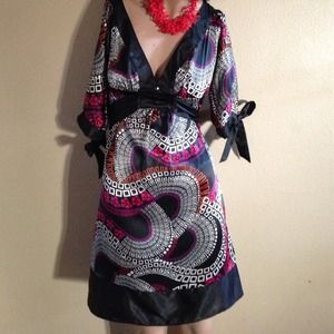 Multi print dress !
