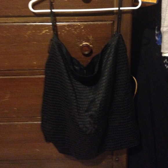 Black above knee skirt