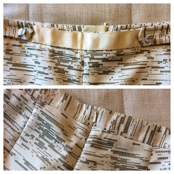 🎉HPx3!🎉 NWT Reiss Cream & Metallic Shorts - Picture 4 of 5