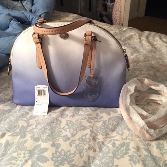 Beautiful blue ombre Coach bag
