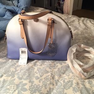 Beautiful blue ombre Coach bag