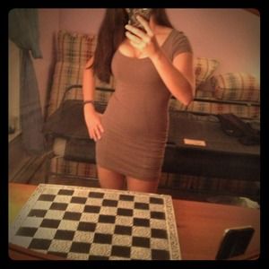 H&M Light Brown Dress