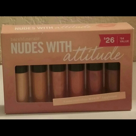Bare Minerals Nudes with Attitude gloss set