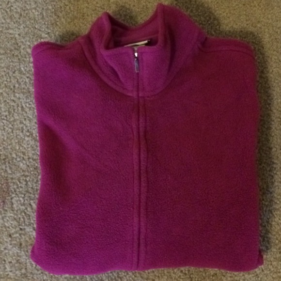 L.L. Bean Comfort Fleece Stand Up Collar Jacket