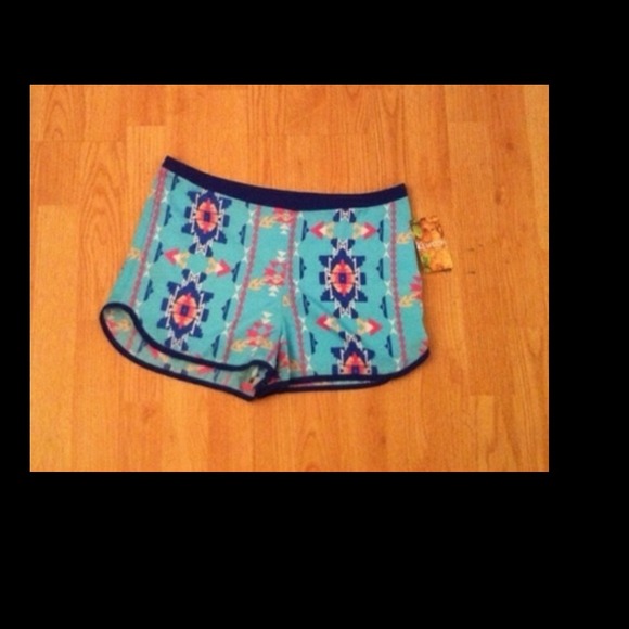 NWT Tribal Print Shorts