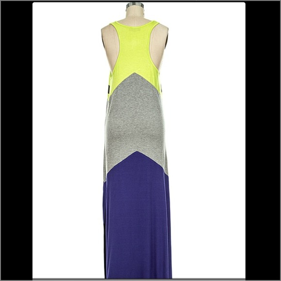 Color Block Maxi Dress - Picture 2 of 2