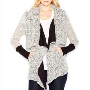 Bar III Wool Blend Sweater Hi-Low Cardigan