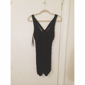Bebe stretchy cocktail dress low back/backless
