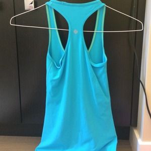 Lululemon Aqua blue race back 2