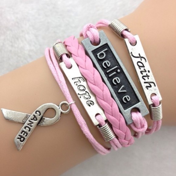 Jewelry - Breast Cancer Bracelet✨12 available✨