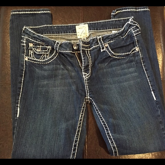 LA Idol size 15 designer skinny jeans