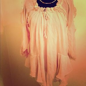 Cute flowing off the shoulders tunic