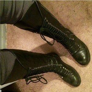 CCO Knee high combat boots
