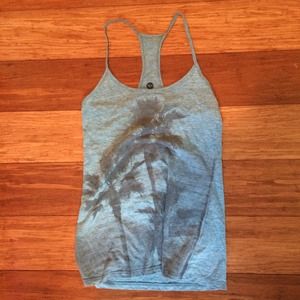 Palm tree tank top