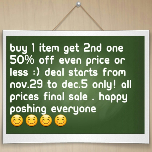 Sale Sale Buy 1 get 2 one 50% off