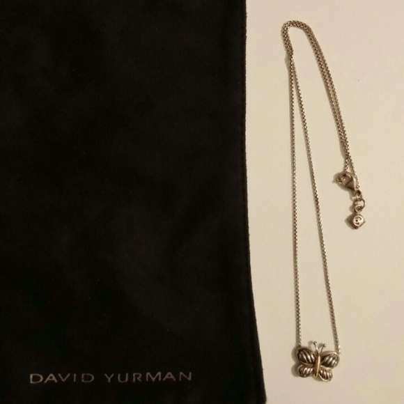 -SOLD- David Yurman kids Cable Butterfly necklace