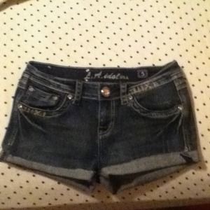 Denim shorts