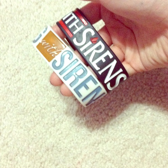 Hot Topic Accessories - TWO SLEEPING WITH SIRENS BRACELETS