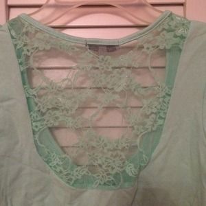 A mint green, Charlotte Russe shirt