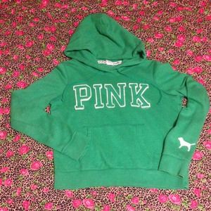Green Victoria's Secret PINK hoodie