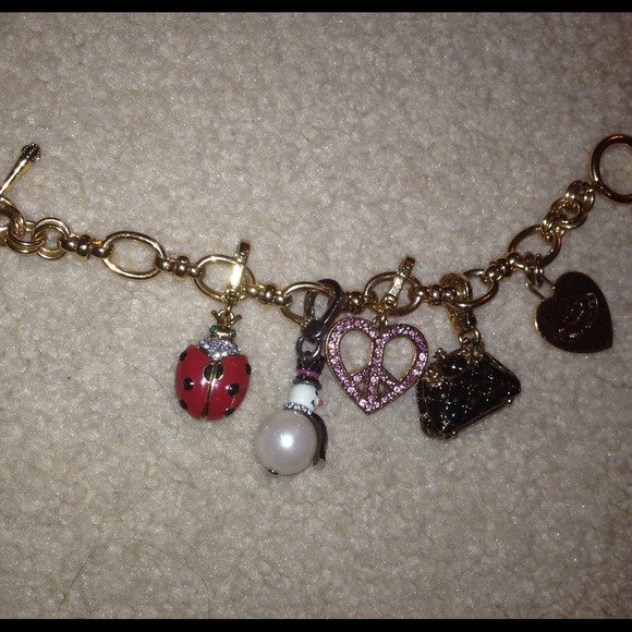Juicy Couture Bracelet with Four Charms!