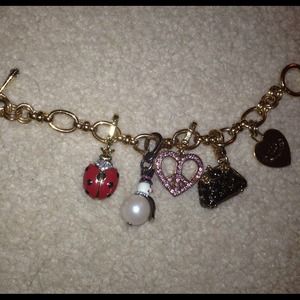 Juicy Couture Bracelet with Four Charms!
