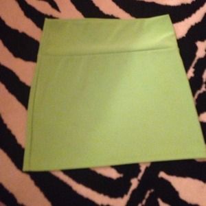 Lime green skirt