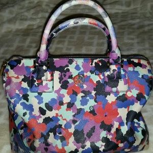 Tory Burch Floral Satchel