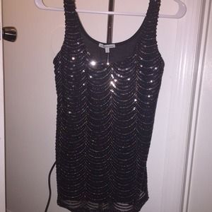Shimmering tank top