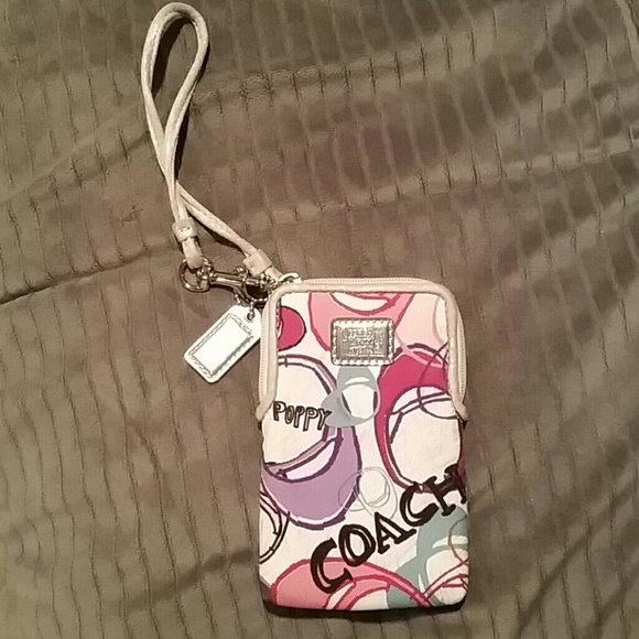 Authentic Poppy Cell Phone Wallet Purse