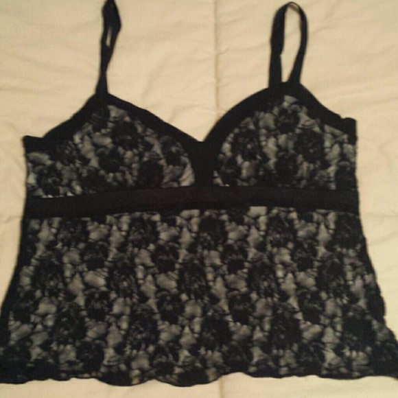 Black lacey cami