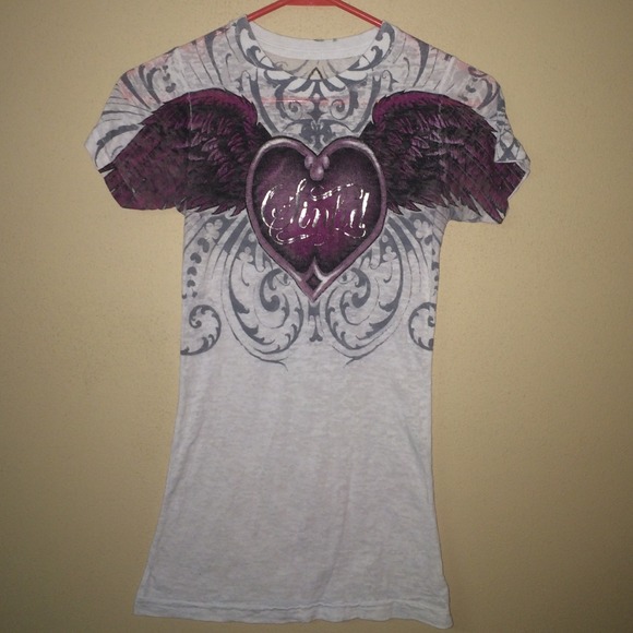 Women's affliction sinful shirt