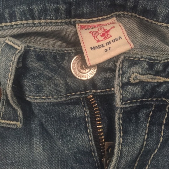 True religion hi-rise boot cut jeans 27 light wash - Picture 2 of 4