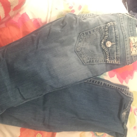 True religion hi-rise boot cut jeans 27 light wash - Picture 3 of 4