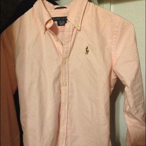 Ralph Lauren pink button down🎀