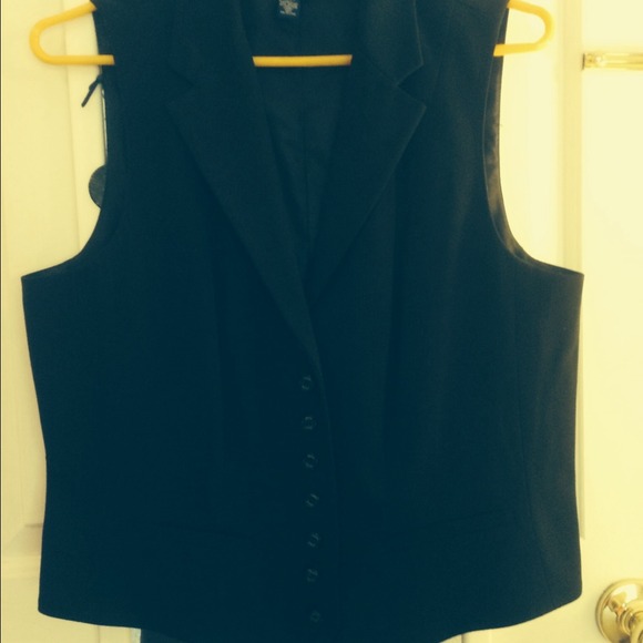 Chaps black vest