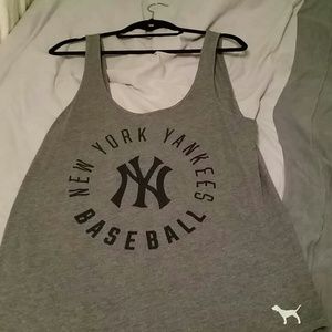 NWOT Victoria's Secret Pink Yankee scoop back tank